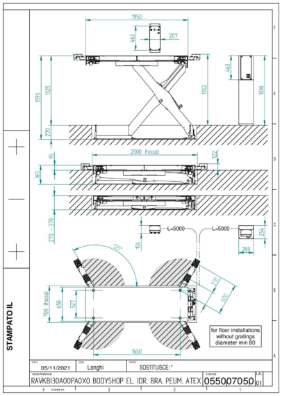 Mid rise lift RAVKBI30199904 TD 055007050 01 2021 