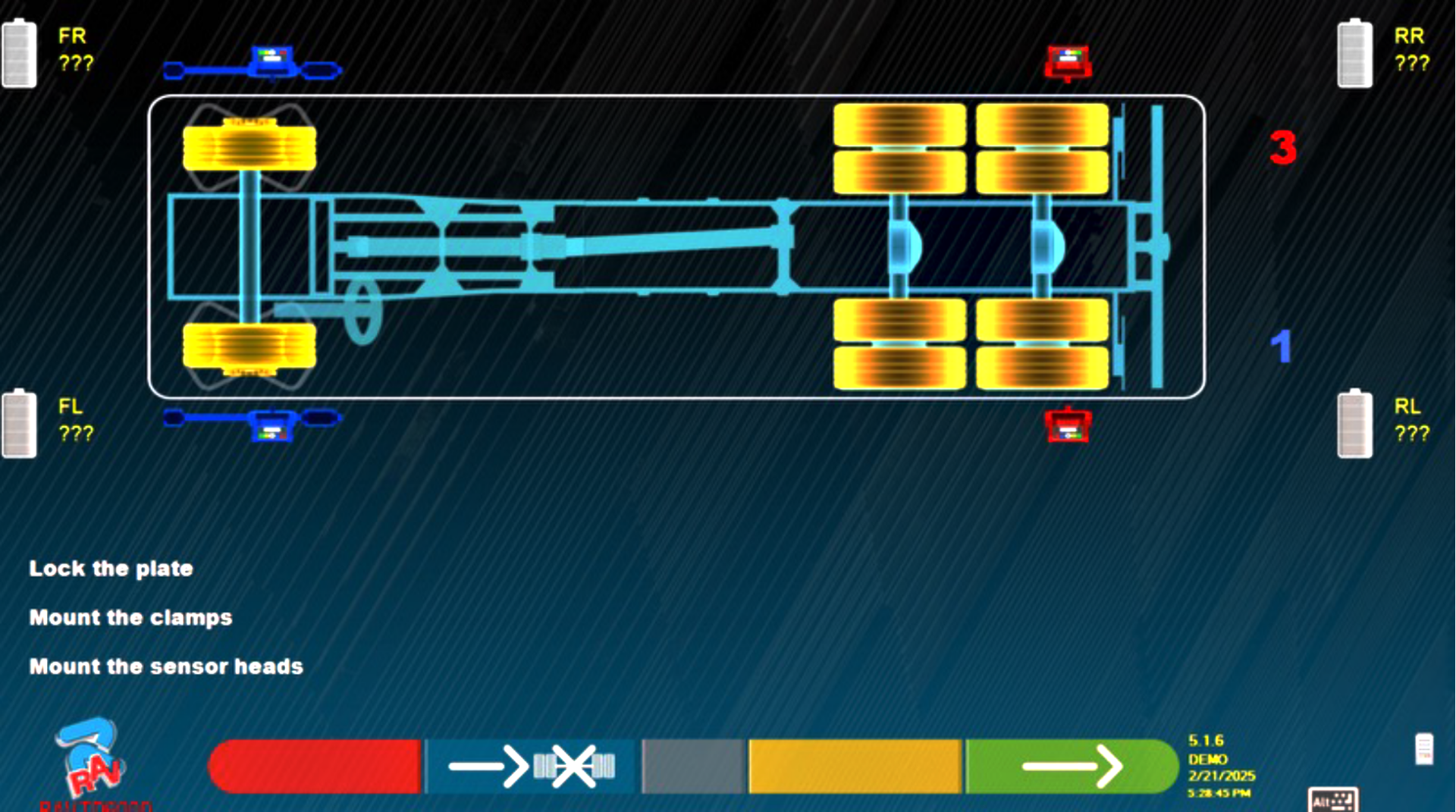 CCD Wheel Aligner Portable RAVTD6000TB3 13 DI