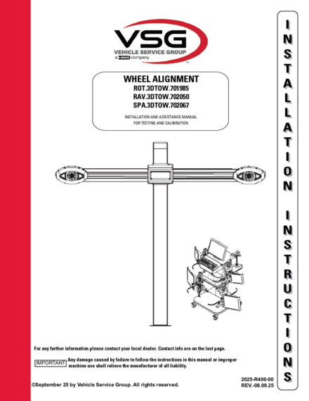 Wheel Aligner RAV3DTOW ROT3DTOW SPA3DTOW IM 2025 R400 00 multi 