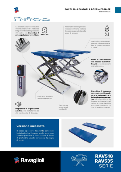 Double Scissor Lifts RAV518 RAV535 BR IT 2025  