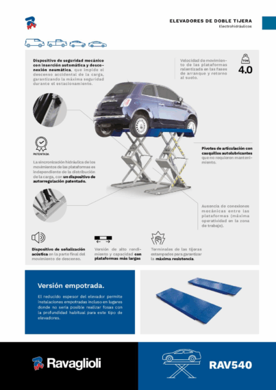 Scissor lift RAV540 BR 2025 ES