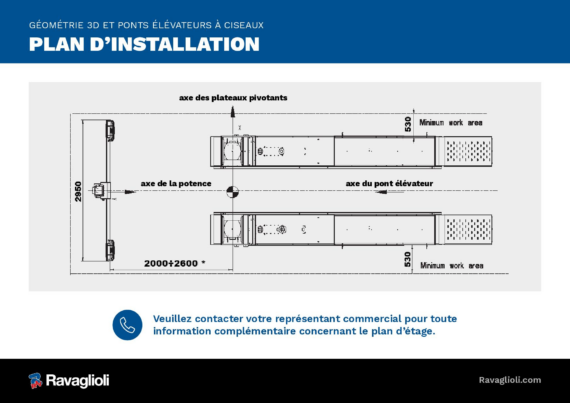 RAV Floor Plan wheel aligner 3D Tower FY  2025 