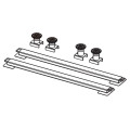 Cross beam kit RAL 7016