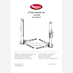 2 Post Lift SGL35M OM 