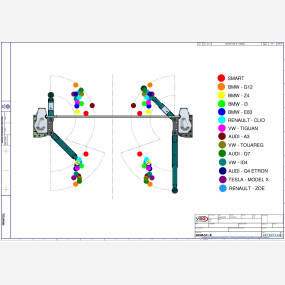 2 post lift SPM32 E Pickup matrix 0474 0711 0 01 