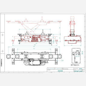 Jacking beam JS20PR TD 043307190  