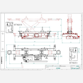 Jacking beam J20NX TD 043307051 IT 