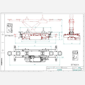 Jacking beam J20PNX TD 043307071 IT 