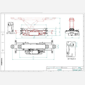 Jacking beam J30PX TD 043407191  