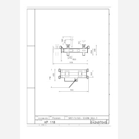 Jacking beam KP118 TD 0424 0704 0 00  