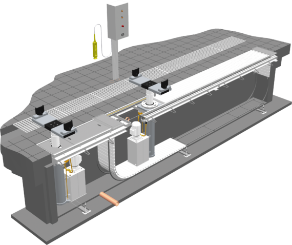 Duplex 2 hebebuhne im schnitt 3d von oben web