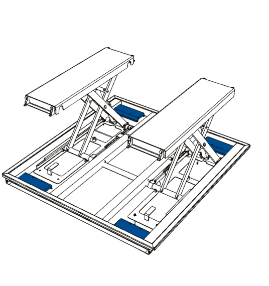 Installation box for floor-level installation