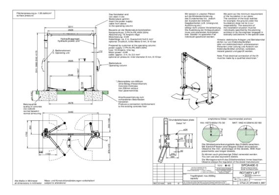 2 post lift spoa40e 5 8807