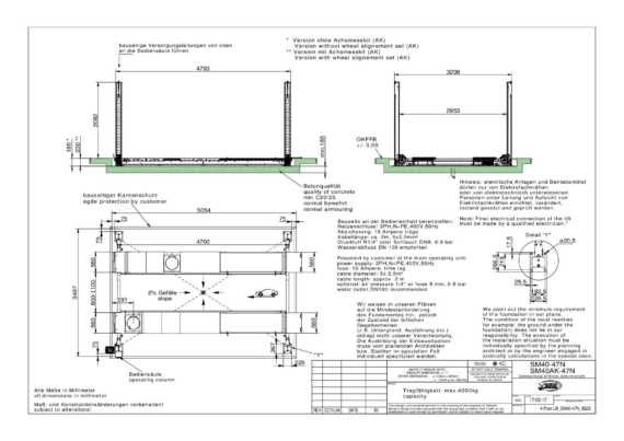 4 post lift rfp sm40 47n 8629