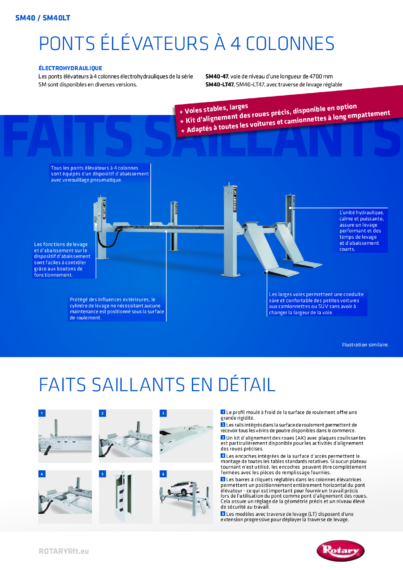 4 post lift sm40 sm40lt  126511   