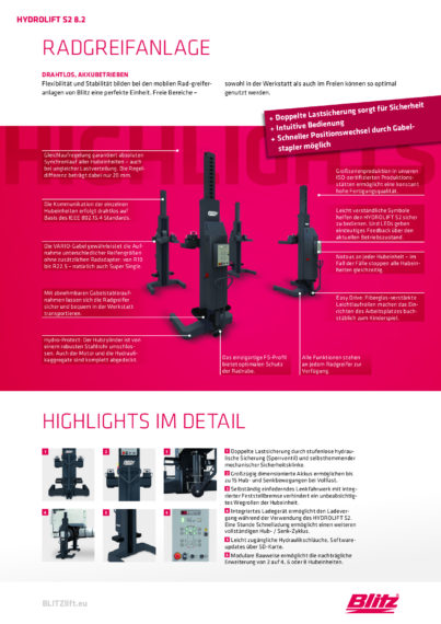 Mobile column lift hydrolift s2 8 2 126443   