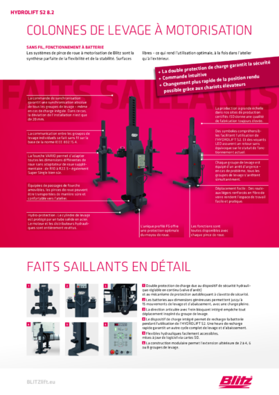 Mobile column lift hydrolift s2 8 2 126445   