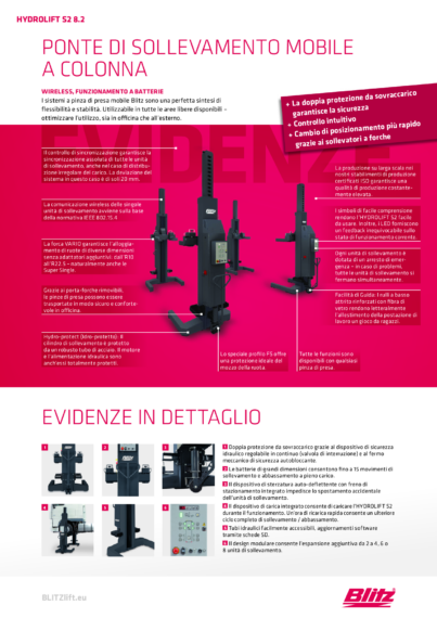 Mobile column lift hydrolift s2 8 2 126446   