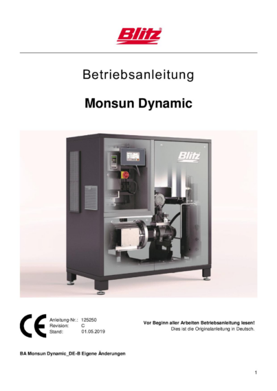 Screw compressor monsun dynamic   125250  rev c