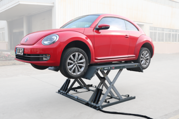 Scissor lift xs 30 vw beetle red 