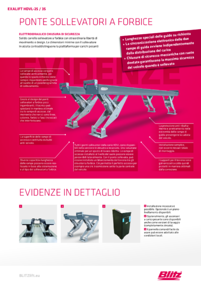 Scissor lift exalift hdvl  125456   