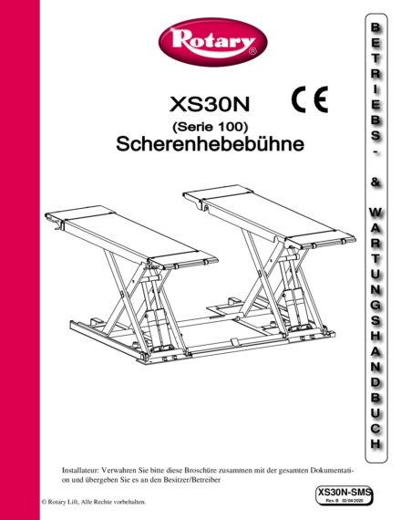 Scissor lift xs30n    