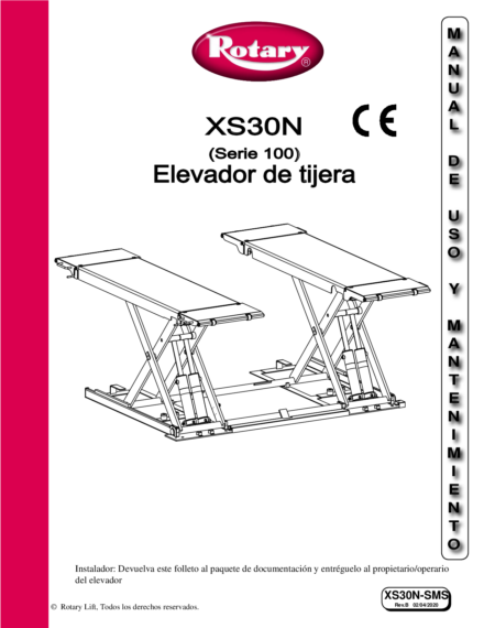 Scissor lift xs30n    