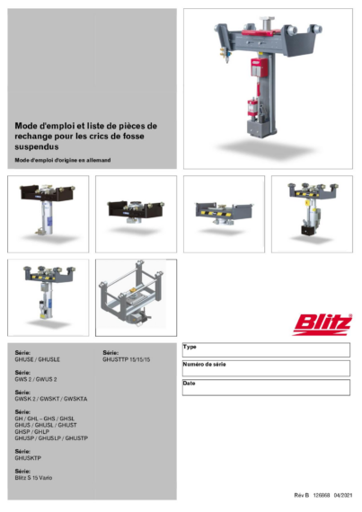 Pit Jacks suspended OM SP 126868   B