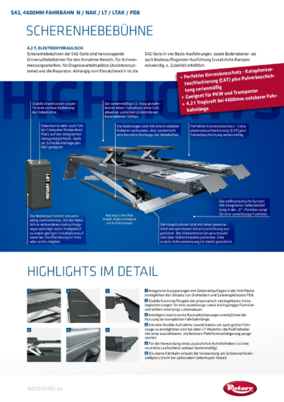 Scissor Lift S42 46 BR 129952  2021  