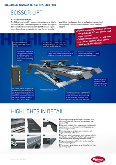 Scissor Lift S42 46 BR 129953  2021  