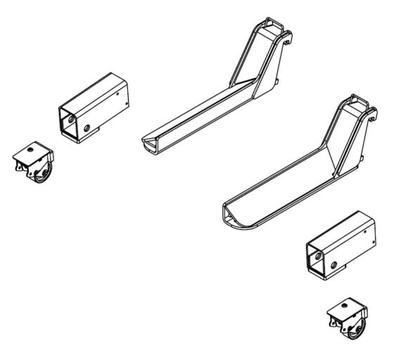 Prolongateur de fourche de roue