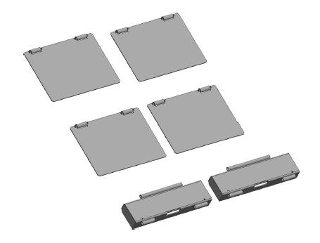 Inground kit SM55LT51B-AK-V.-7040, avec butée CE, avec kit de parallélisme