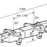 Wheel free cross beam for U-versions | Capacity 20000 kg