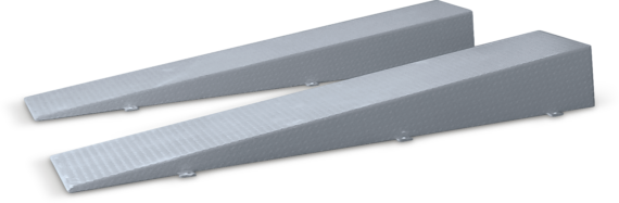 Drive-on ramps 1350 mm, ground ramps