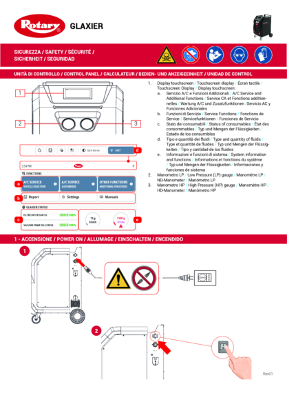 Air Conditioning ROT Glaxier T700 Quick Guide multi 