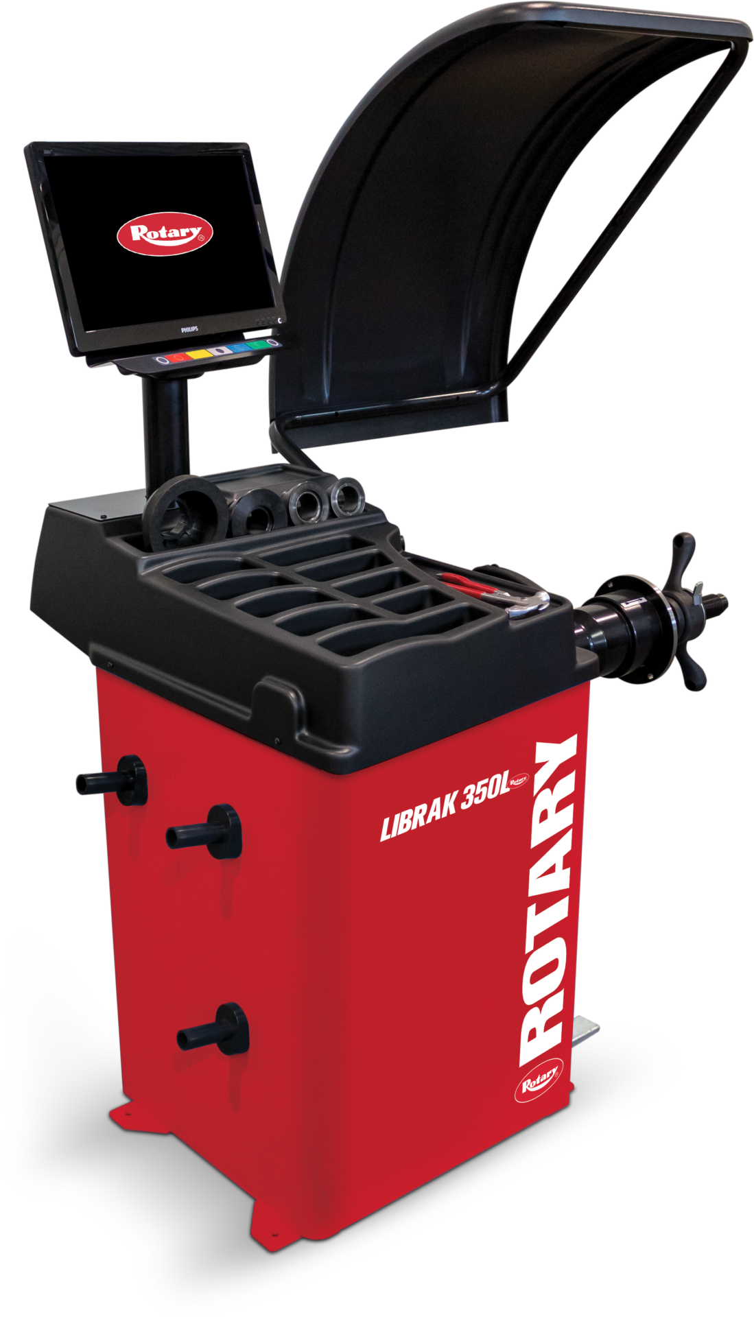 Electronic wheel balancer with microprocessor Librak350L