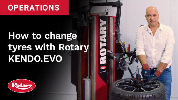 How to change tyres with rotary kendoevo operations