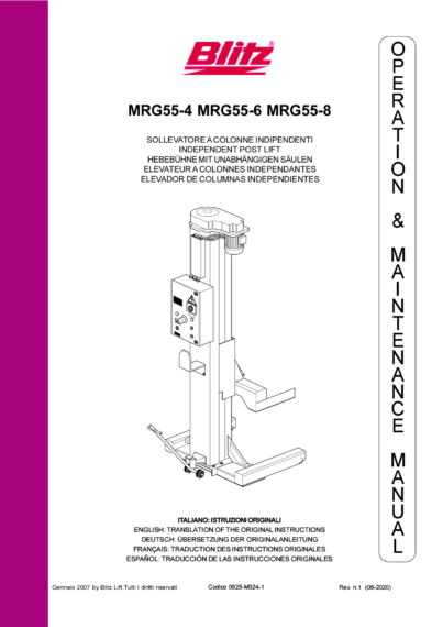 Mobile column lift mrg 55 4 6 8  0525 m024 1 rev1 multi 