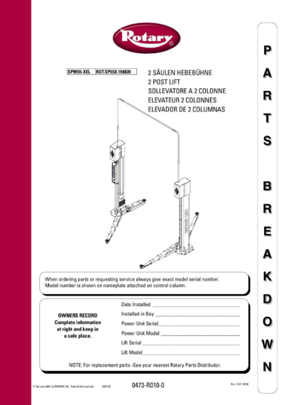 2 post lifts SPM55 XEL SP 0473 R010 0 rev2 multi 
