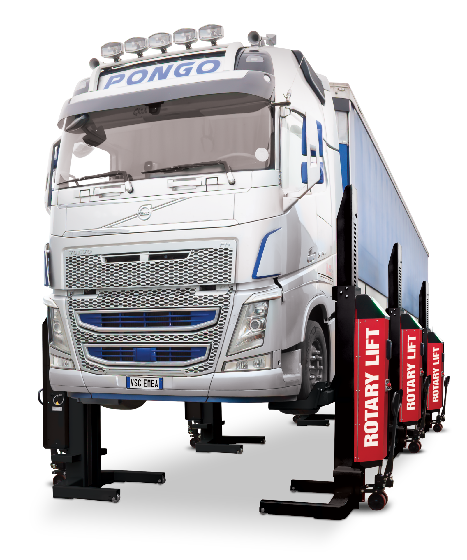 Mobile column lift HydroLift S4 4-7.5