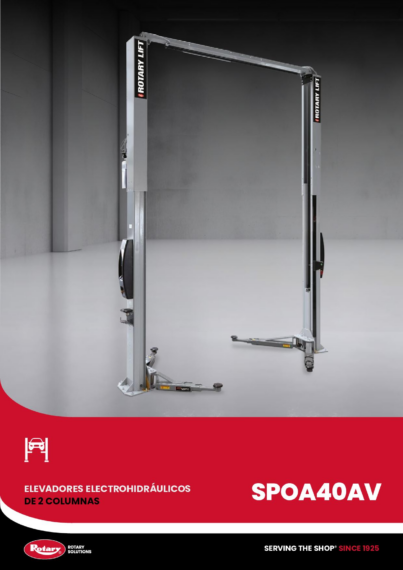 2 Post Lift SPOA40AV BR ES 
