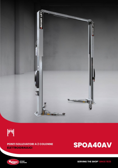 2 Post Lift SPOA40AV BR IT 