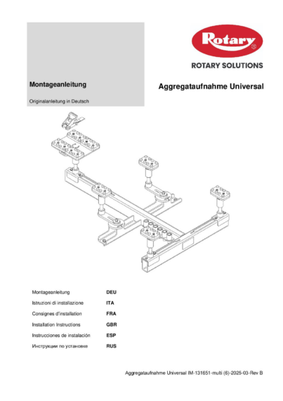 Aggregataufnahme Universal IM 131651 multi(6)  Rev B