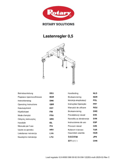 Load regulator 0,5 W000 588 00 62 00 OM 122253 multi  Rev C
