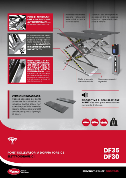 Double Scissor Lifts DF35C DF30C BR IT 2025 