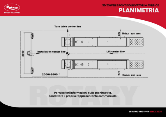 Rotary Floor Plan wheel aligner 3D Tower FY  2025 