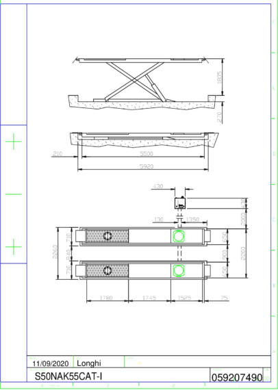 Scissor Lift S50NAK55CAT I TD 059207490