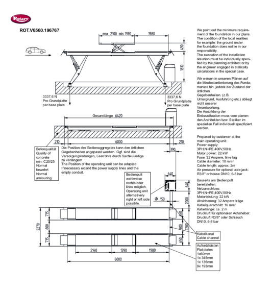 Scissor Lift V65LT 60CAT I TD
